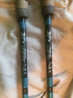 Gloom’s fishing rod NRX blue 7’1 md/H 853c 854c jwr $349 like new each