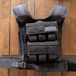 HANZO 25lb Weighted Vest- Like New