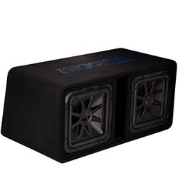 NEW 2 KICKER L7s 12” SUBWOOFERS WITH PORTED BOX