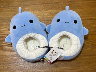 Squishmallows Shark slippers