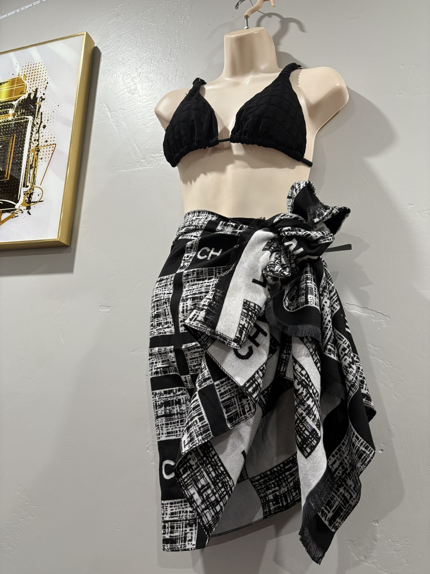 Bathing Suit And Wrap Sold Separately