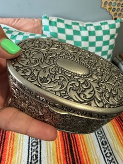 1950’s Silver Plated Trinket Box