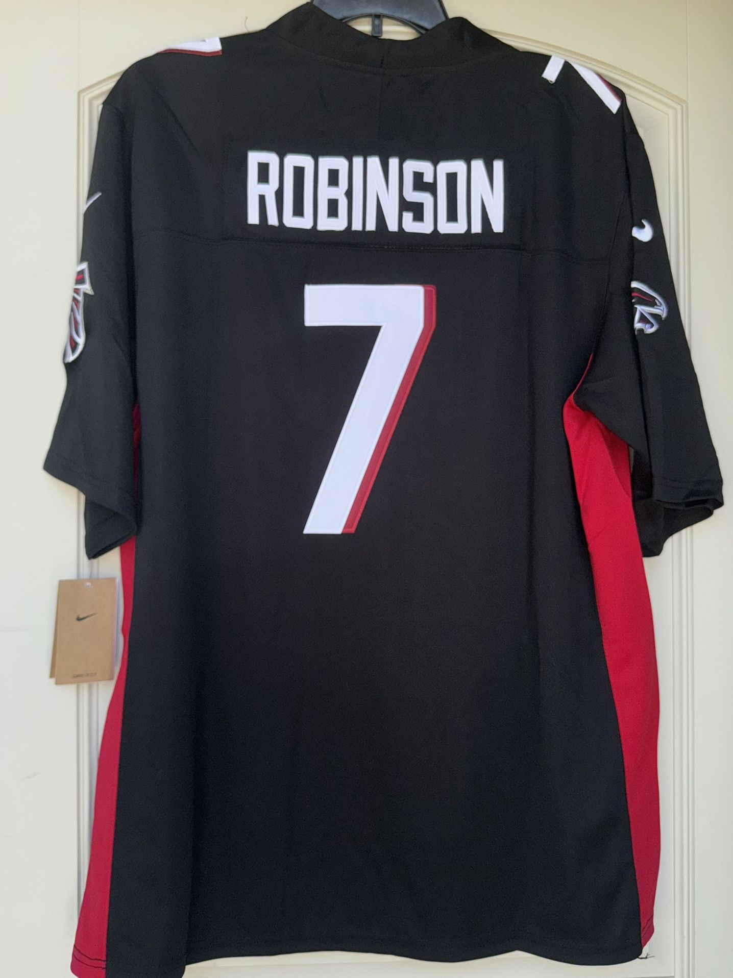 L + XL + 2X - FALCONS #7 BIJAN ROBINSON JERSEY