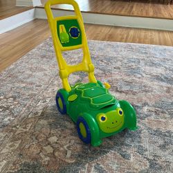 Turtle Mowing Baby Push Toy
