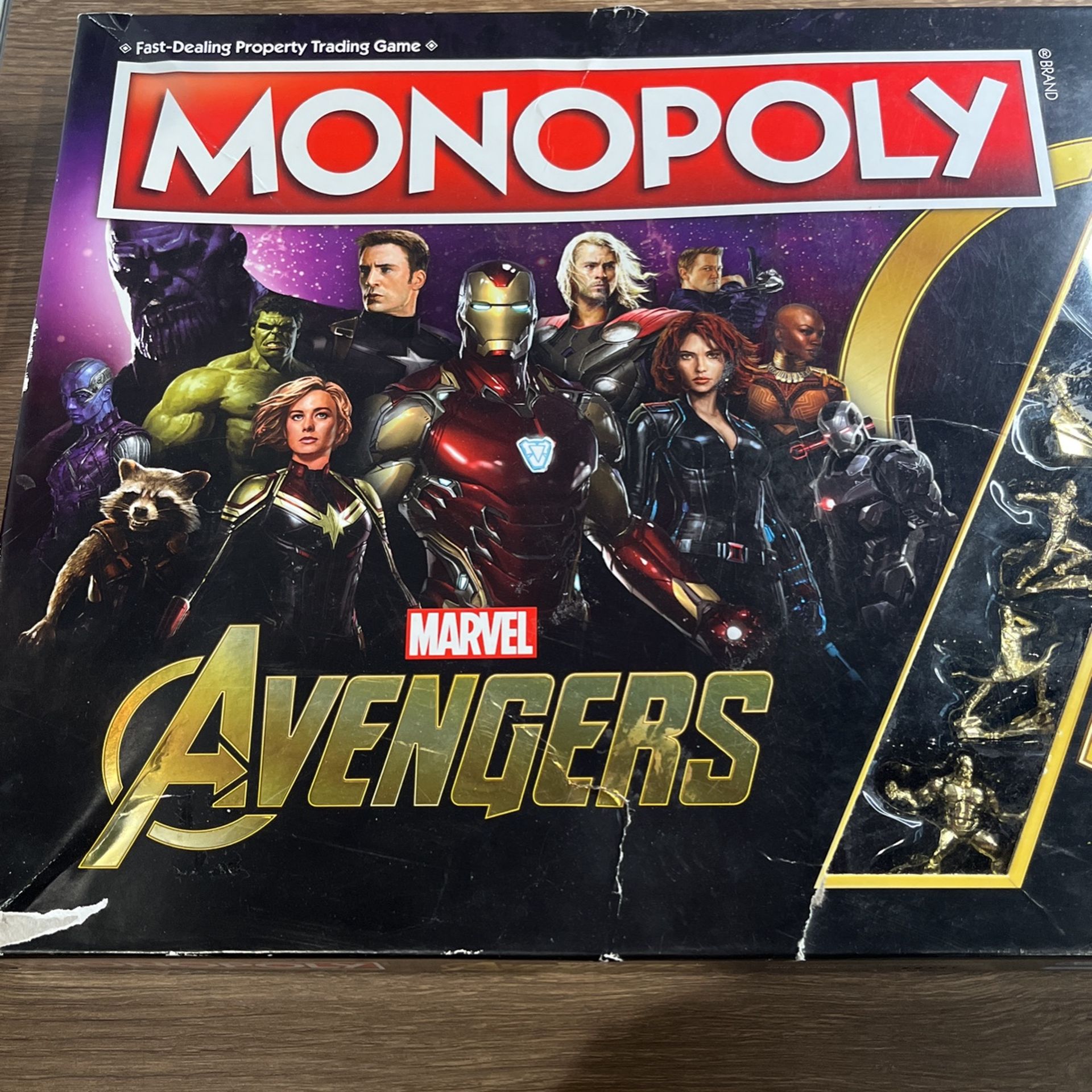 Avengers Monopoly Like New