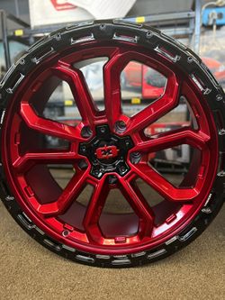 Vision Wheel Korupt Gloss red Black Lip