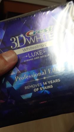 Crest whitening strips