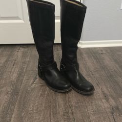 Frye Black Leather Boots