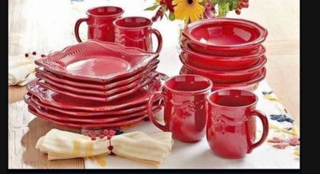 Vajilla Pavillion Color Vino Y Cafetera Ph