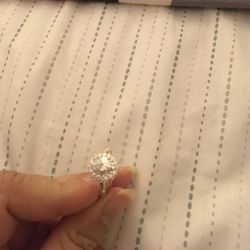Real 925 Sterling Silver Wedding Ring Size 7