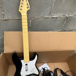 Xbox 360 Rock band what you see is what you get. It is missing a drum stick