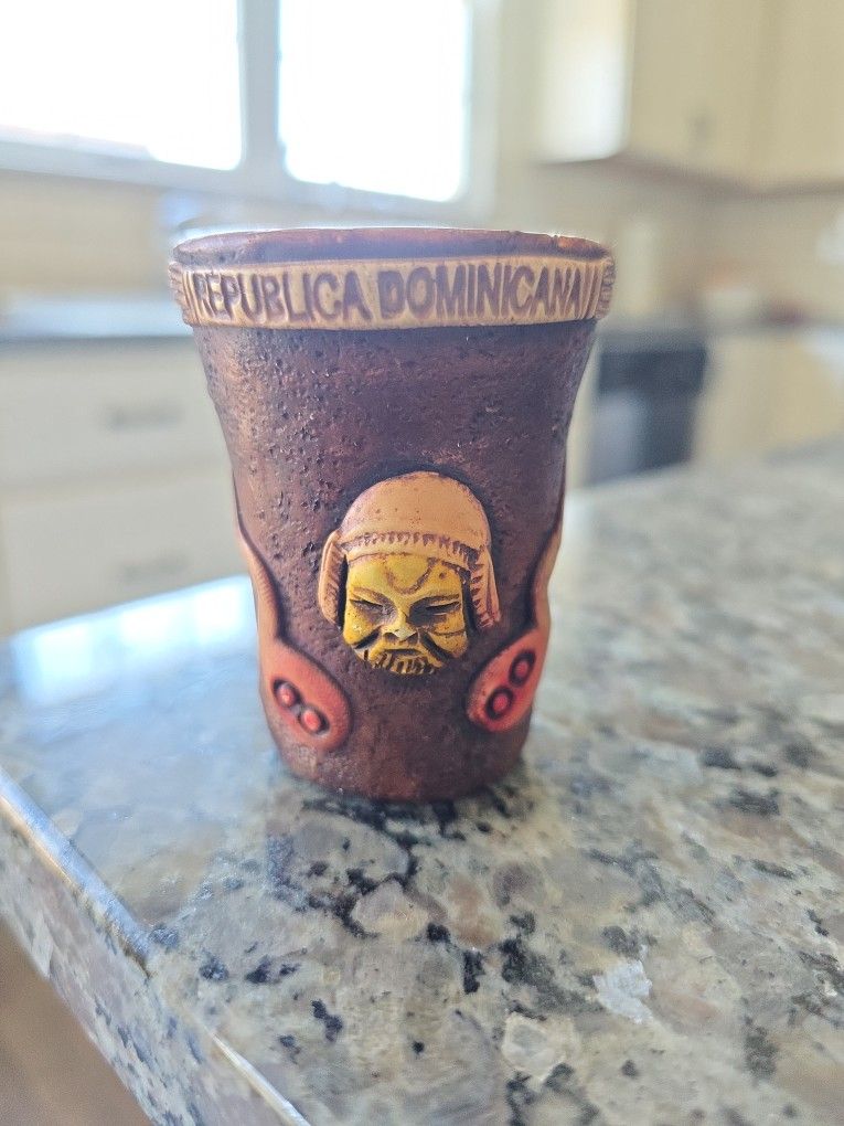 Unique Shot Glass From The Dominican Republic