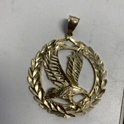 14k Eagle Pendant. 