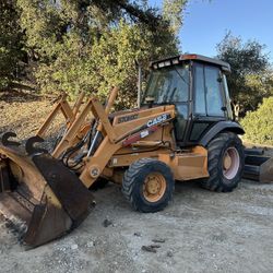 Case 570mxt Series 2 Enclosed Cab Skip Loader 