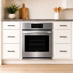 Frigidaire 24" Built-In Single Electric Wall Oven with Even Baking Technology, 3.3 Cu. Ft. Capacity, Self-Clean & Ready-Select Controls in Stainless S