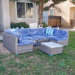 Modular patio furniture set 7-piece outdoor sofa set patio set patio couch outdoor couch 🆕
