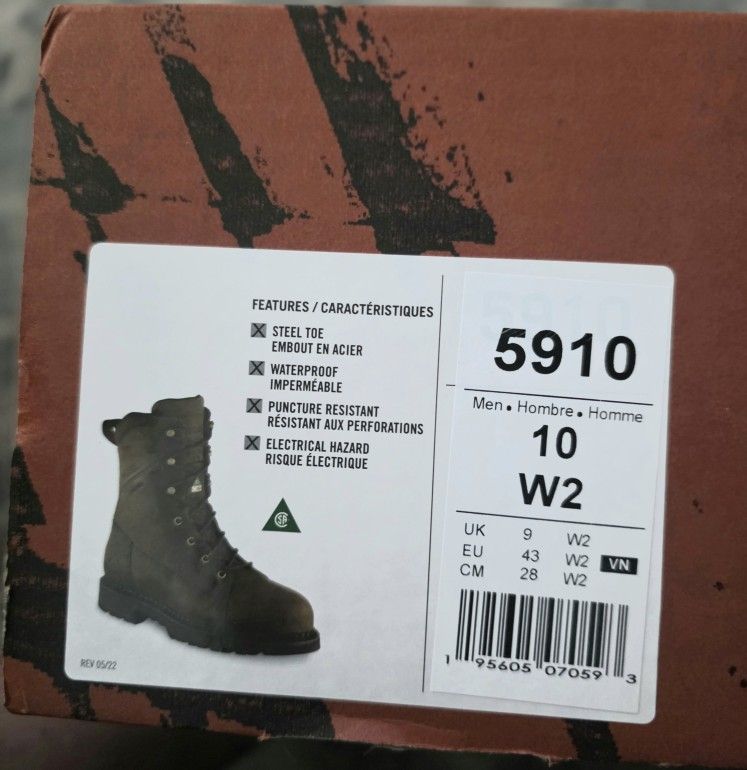 Worx Steel Toe Boot