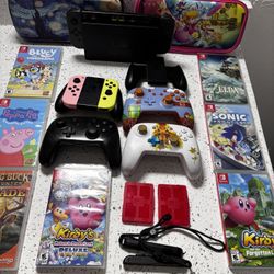 Large Nintendo Switch Bundle With Games