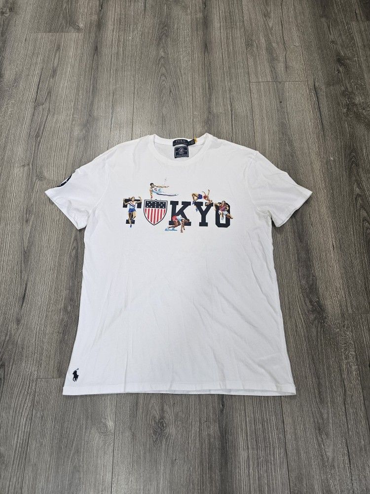 Polo Ralph Lauren 2020 Tokyo Olympics T Shirt Mens Size Large