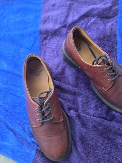 Dr. Martens Brown Leather Oxford Shoes