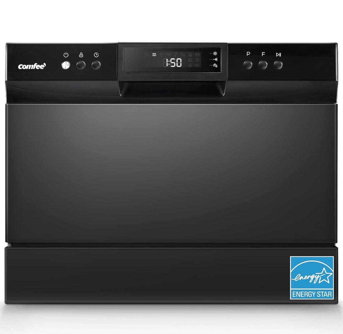 COMFEE’ Countertop Dishwasher, Energy Star Portable Dishwasher, 6 Place Settings & 8 Washing Programs, Speed, Baby-Care, ECO, etc FREE DELIVERY!