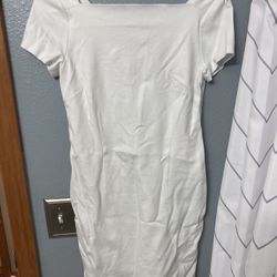 NWT Sz 2 White Banana Republic Dress