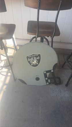 Raiders helmet decoration