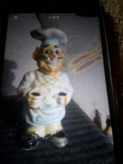 VINTAGE 1970S HI MARK KITCHEN UTENSILS HOLDER CHEF
