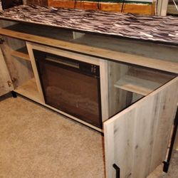 TV Stand With Electric Heater
