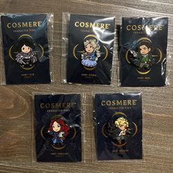 Cosmere Collectible Character Pins
