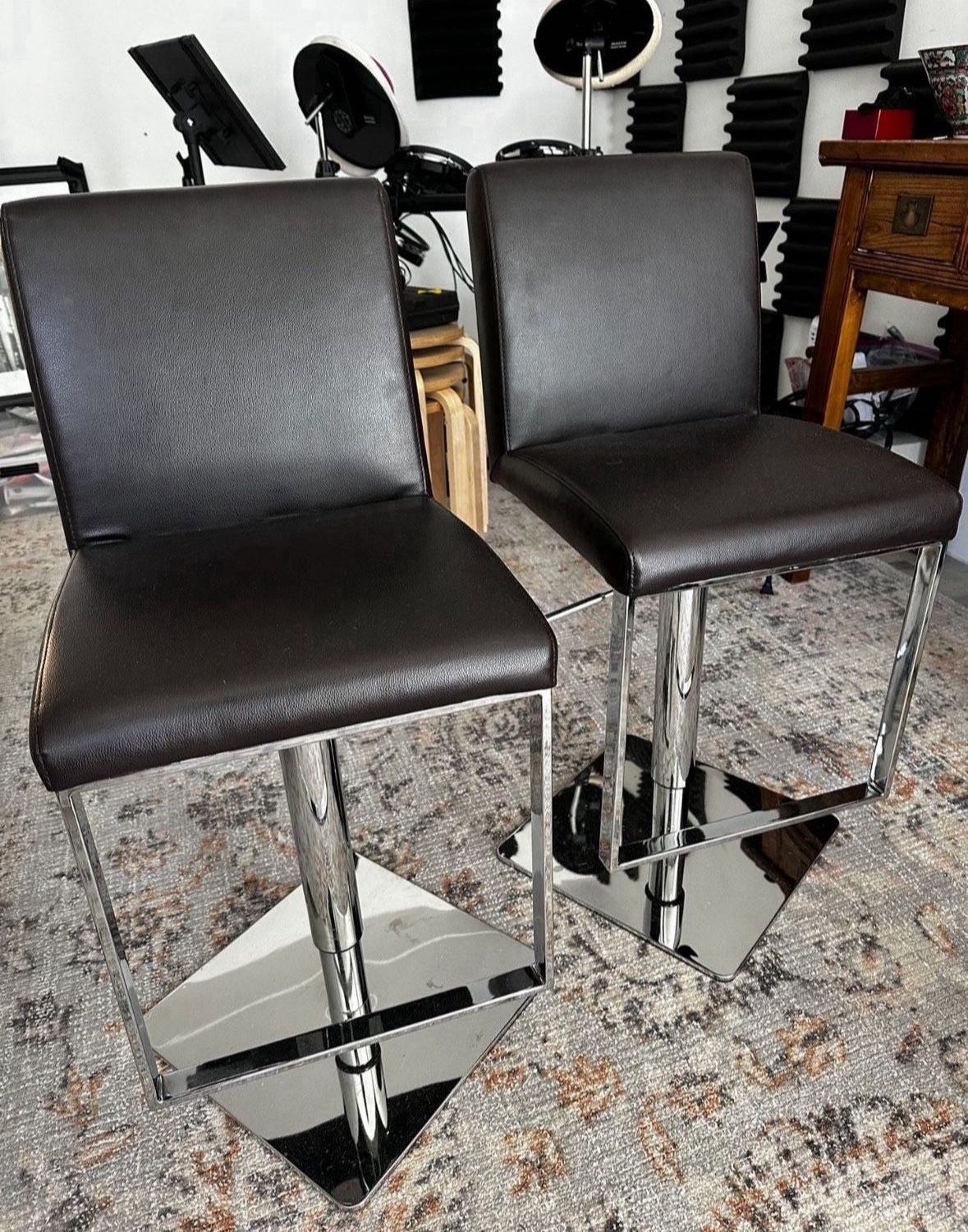 Stool Set X 2 (Dark Brown)