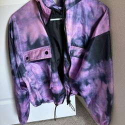 Wildfable Multicolor Purple Windbreaker 