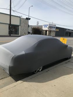 Indoor car covers210 inch and 225 inch long  polyester and spandex to huge the car price only $80