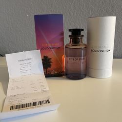 Louis Vuitton City Of Stars Eau De Parfum Spray with receipt 3.4oz/100ml 