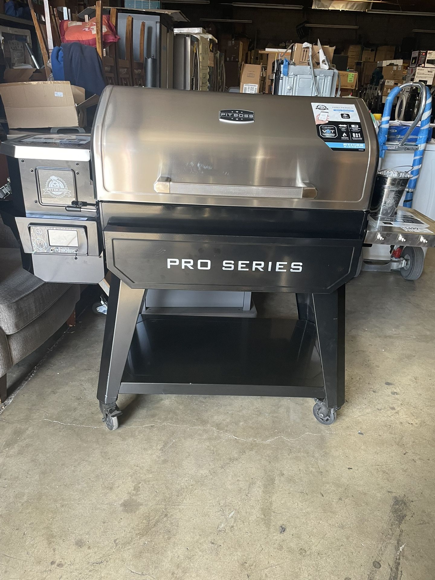 Bbq Grill Pellet Pit Boos Pro Stainless Steel 