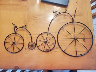 Vintage Bicycle Wall Art - Metal