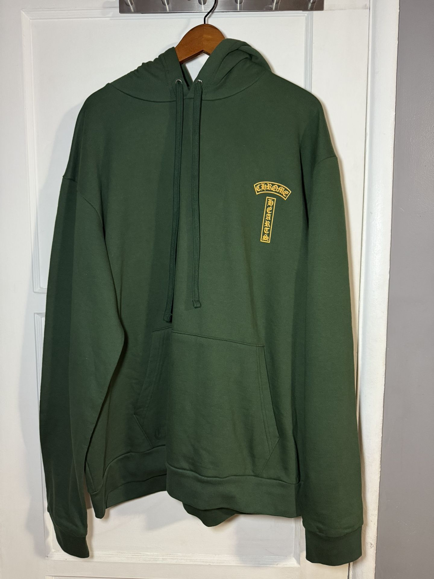 Chrome hearts green And Yellow TBAR hoodie