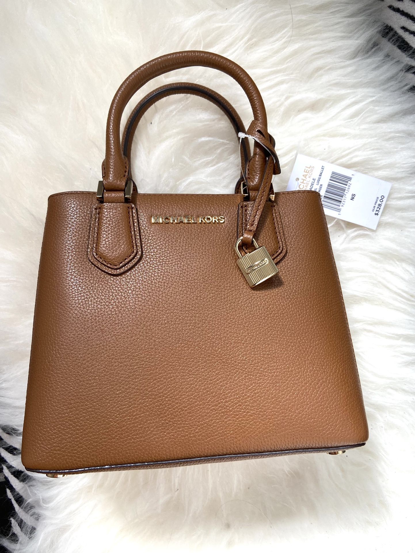 Michael Kors small leather brown handbag crossbody