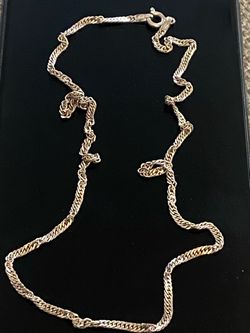 925 Silver Twisted Chain Necklace