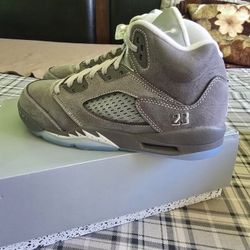 GS SZ 7 Y JORDAN 5 WOLF GREY
