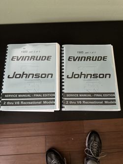 1985 Johnson And Evinrude Service Manuals