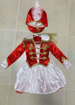 fancy drum majorette costume / Suite / Dress . 