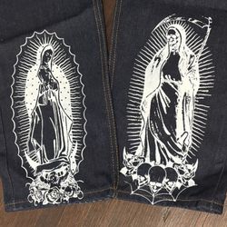 Virgin Mary x Santa Muerte 501s
