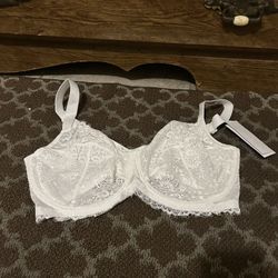HSIA White Lace Bra – Size 38I (New w/ Tags)
