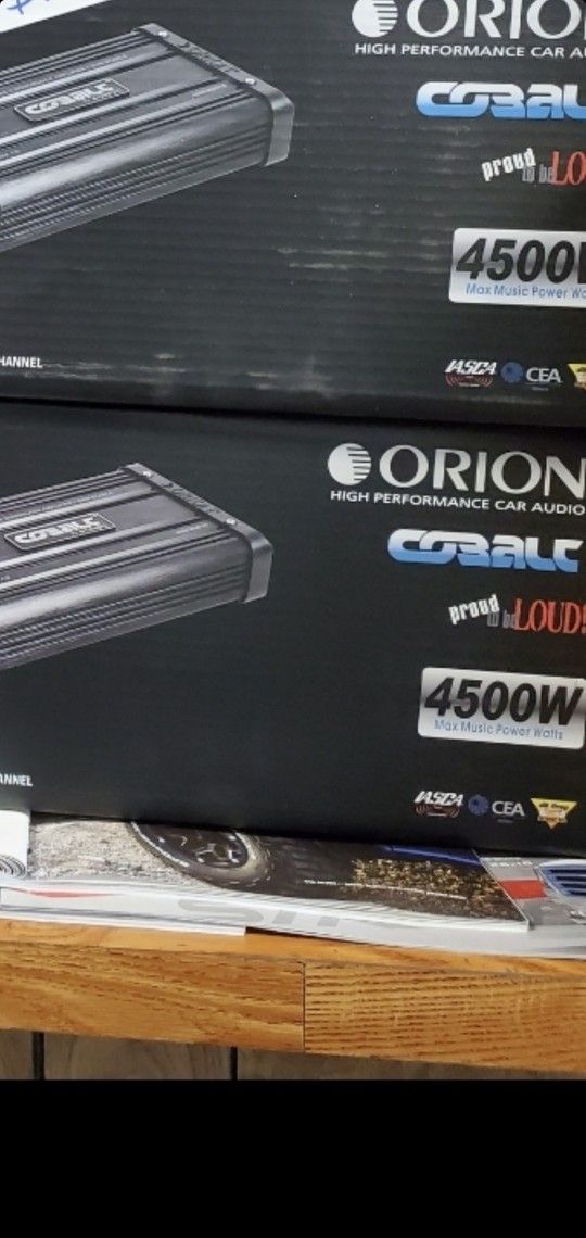 4500WITTS ORION AMP MONOBLOCK WITH BASS CONTROL KNOB