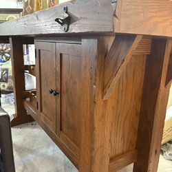 Custom Built Bar with Wine Rack, Storage & Ice Tray