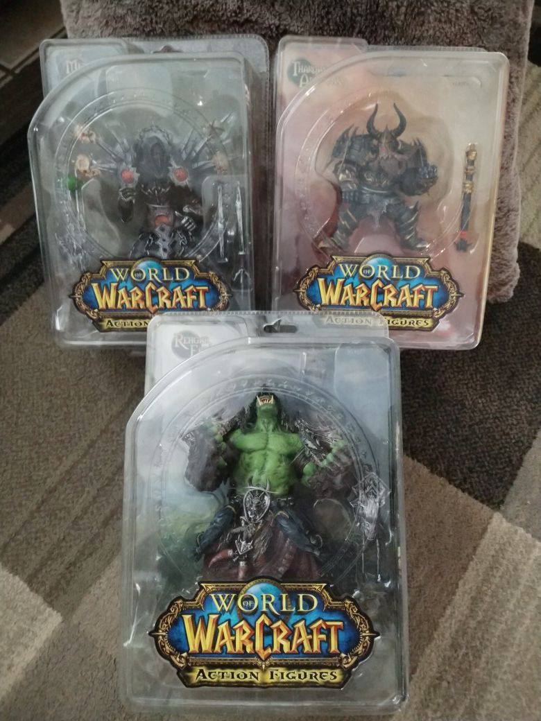 World of Warcraft set of 3 action figures Series 1