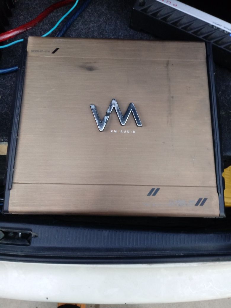 VM Audio 1500.1 1500 watt Car amplifier amp . Shaker series 1500 watt!