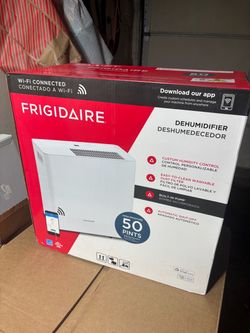 Shop Frigidaire 50 Pt. 4500 sq. ft. Dehumidifier in. White with Pump and Bucket