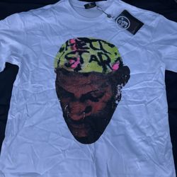 Hellstar Dennis Rodman Bad Boy T-Shirt/ White Size, XL